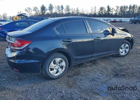2013 Honda Civic Lx z USA, uszkodzony, nr VIN 2HGFB2F57DH591109